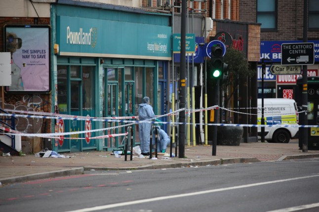 Rushey Green in Catford remains closed this morning following a serious knife incident that police say may be fatal.