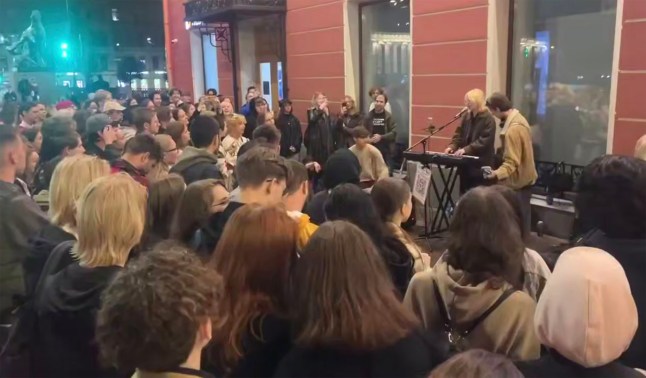 Teen street performer Diana Loginova aka Naoko was jailed for 13 days and fined over an anti-Putin song in St Petersburg