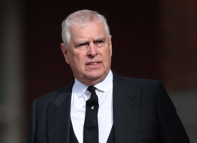 epa12461095 (FILE) - Britain's Prince Andrew departs Westminster Cathedral in London, Britain, 16 September 2025 (reissued 17 October 2025). Prince Andrew gives up his title of the Duke of York and the membership in the Order of the Garter, due to his links to the Jeffrey Epstein scandal, as he announced in a statement on 17 October 2025. EPA/NEIL HALL