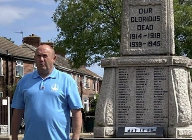 Robert Hill Chair of The Hoyland Remembrance and Parade Group (HRPG). A heartbroken community group have axed their remembrance day poppy displays after the council tightened their rules due to flags.The Hoyland Remembrance and Parade Group (HRPG) in Barnsley, South Yorks., have said new requirements issued by the Barnsley council mean they can no longer hang poppies on landposts.For the past three years the group have placed 350 wooden poppies - each bearing a fallen soldier's name - along the town?s remembrance parade route in preparation for Armistice Day.But under the Highways Act updated safety rules for lamppost decorations mean they can no longer install the the red remembrance flowers. Photo released 19/10/2025