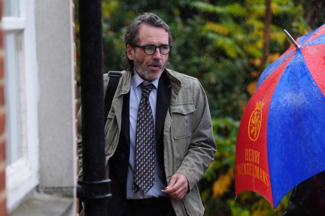 Simon Jones arrives at Uxbridge Magistrates' Court, London, where he is due to be sentenced after he threatened crew members on board British Airways flight BA282 from Los Angeles International Airport to Heathrow Airport between March 22 and March 24 this year. Picture date: Monday October 20, 2025. PA Photo. Photo credit should read: Ben Whitley/PA Wire
