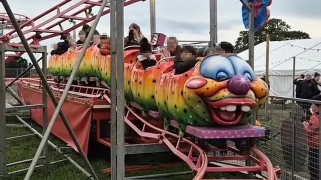 Little boy airlifted to hospital after ?falling out of fairground ride? at pumpkin patch in front of horrified families