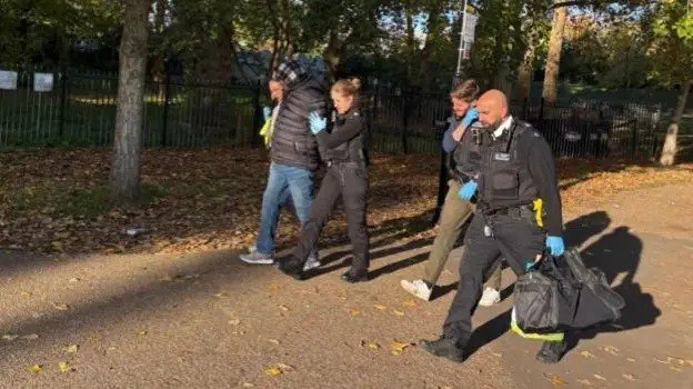 DO NOT USE UNTIL LEGAL HAVE CLEARED. SPEAK TO PIC DESK Hadush Kebatu arrested in Finsbury Park Credit unknown. Taken from socials