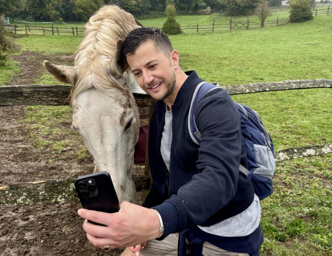 Anthony and Pete met friends along the way