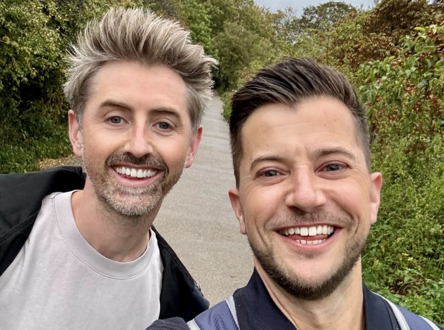 Anthony and Pete received donations from people they met along the way