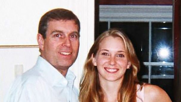 The infamous picture of Andrew with Virginia Giuffre, then 17, in Ghislaine Maxwell's townhouse in London