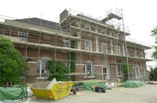 File photo dated 01/07/01 of the Grade II-listed Forest Lodge, in Windsor Great Park, Berkshire,during restoration work in 2001. The Prince and Princess of Wales are to move into eight-bedroom Forest Lodge in Windsor Great Park, with their children George, Charlotte and Louis. Issue date: Saturday August 16, 2025. PA Photo. Photo credit should read: John Stillwell/PA Wire