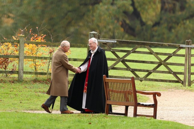 Britain's King Charles arrives for a church service at St. Mary Magdalene Church on the Sandringham Estate, where Andrew Mountbatten Windsor, younger brother of Britain's King Charles, will move, following the king's decision to strip him of his title of prince and evict him from his Windsor residence, in Norfolk, Britain, November 2, 2025. REUTERS/Chris Radburn