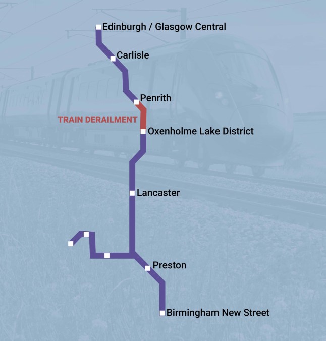 Cumbria train derailment