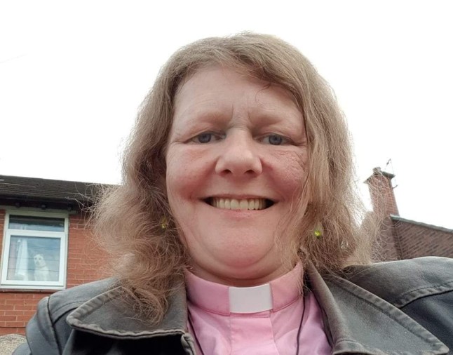 PLEASE NOTE: LIVE RATES APPLY. Lady Sheila Sherwood a female priest who kicked an NHS manager in the groin and mauled a security guard during a row over her being ordered to leave her hospital bed.. Disclaimer: While Cavendish Press (Manchester) Ltd uses its' best endeavours to establish the copyright and authenticity of all pictures supplied, it accepts no liability for any damage, loss or legal action caused by the use of images supplied. The publication of images is solely at your discretion. For terms and conditions see http://www.cavendish-press.co.uk/pages/terms-and-conditions.aspx