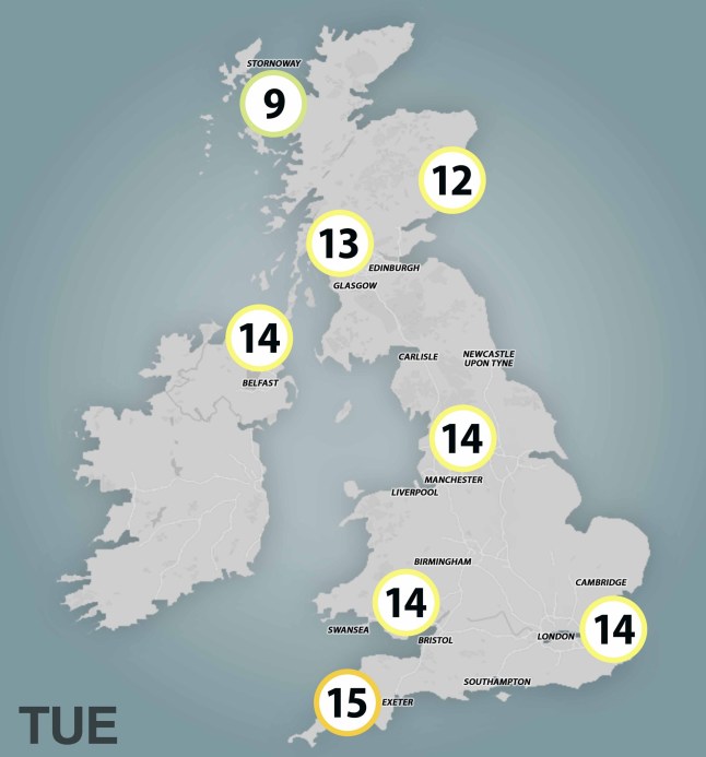 Met Office confirms Bonfire Night 2025 weather forecast weather map