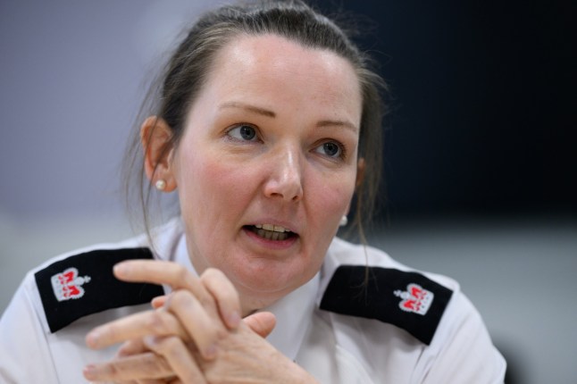 FOR METRO 2025-11-06, London UK: Metropolitan Police Superintendent Natasha Evans pictured at Charing Cross Police Station today.
