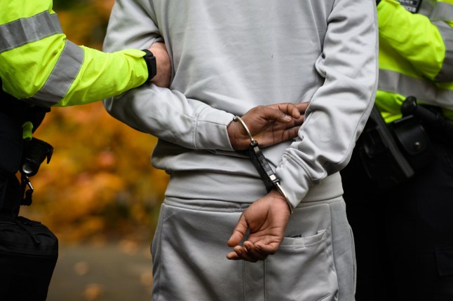 FOR METRO 2025-11-06, London UK: Police Constable Amy Cray patrols the West End today as part of the Metropolitan Police?s Operation Baselife