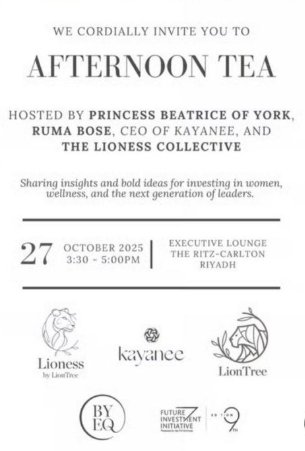 Princess Beatrice follows in her disgraced father's footsteps... by hosting a tea party for dignitaries in Abu Dhabi SUPPLIED BY DAN SANDERSON - NO COPYRIGHT SUPPLIED