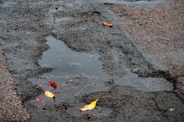 Horsham Close in Banbury, Oxfordshire, which has not been resurfaced since it was built in 1983. November 7, 2025. // Residents of a street in Banbury, have complained it hasn???t been resurfaced in close to 42 years ??? but the head of highways at Oxfordshire County Council says 103 years is the average waiting time. The residents of Horsham Close say their street has not been resurfaced since it was built in 1983. According to the county councillor for Banbury Hardwick, Andrew Crichton, the residents aired their concerns to him while he was visiting the area. Photo released 09/11/2025