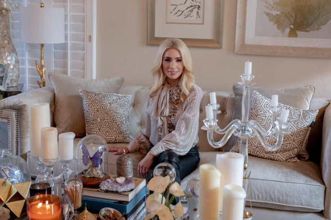 Melissa Rein Lively poses for a portrait at her home in Scottsdale, Arizona