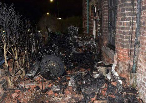 The driver of a ?100,000 supercar has been jailed after seriously injuring a passenger when he crashed into a house at three times the speed limit. Zachary Hocking was driving a McLaren 570GT V8 at an average speed of 91mph in a 30mph zone when he lost control and ploughed into the property in the seaside town of Lytham St Annes, Lancashire in December 2023. These pictures show the aftermath.