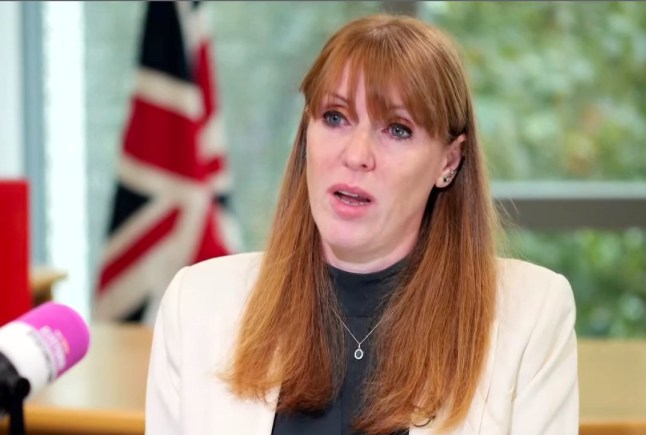 Angela Rayner glossy eyes during interview about error over tax affairs
