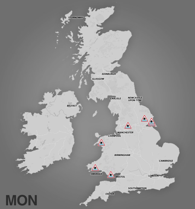 weather flood warning - metro graphics