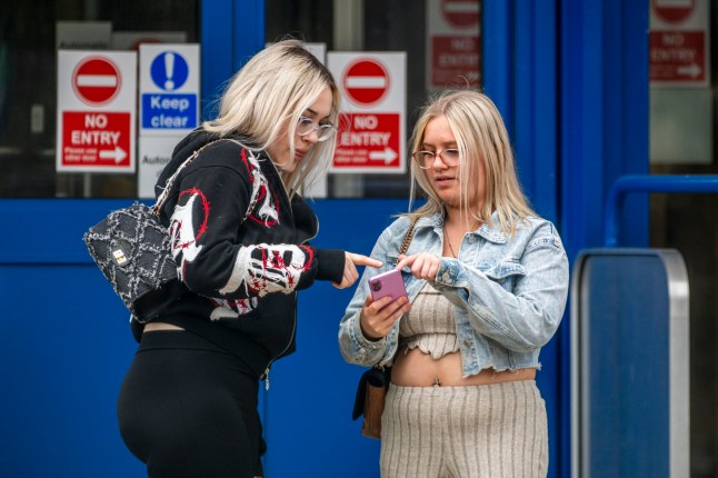 BNPS.co.uk (01202 558833) Pic: BNPS Pictured: Larisa Sumovskaja (left) and Jasmine Orchard (right) at Poole Magistrates Court. Two dimwitted partygoers who ripped off a taxi driver were caught when one of them shared a police appeal with their photos on. Larisa Sumovskaja, 18, wrote 'go like it guys xxx' on the social media post that carried dashcam photos of her and friend Jasmine Orchard. The pair had been picked up by a taxi driver after a night out in Bournemouth, Dorset.