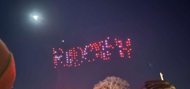 Ardingly's Christmas drone show is the new Willy Wonka Experience