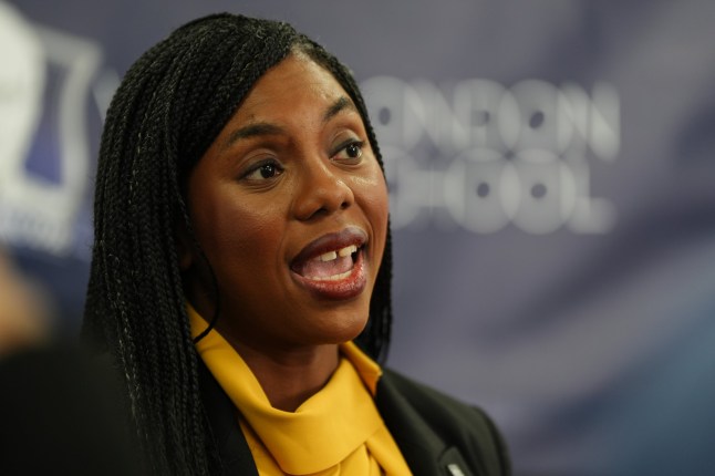 Conservative party leader Kemi Badenoch speaking to media during a visit to West London Free School in London. Picture date: Thursday December 4, 2025. PA Photo. Photo credit should read: Ben Whitley/PA Wire
