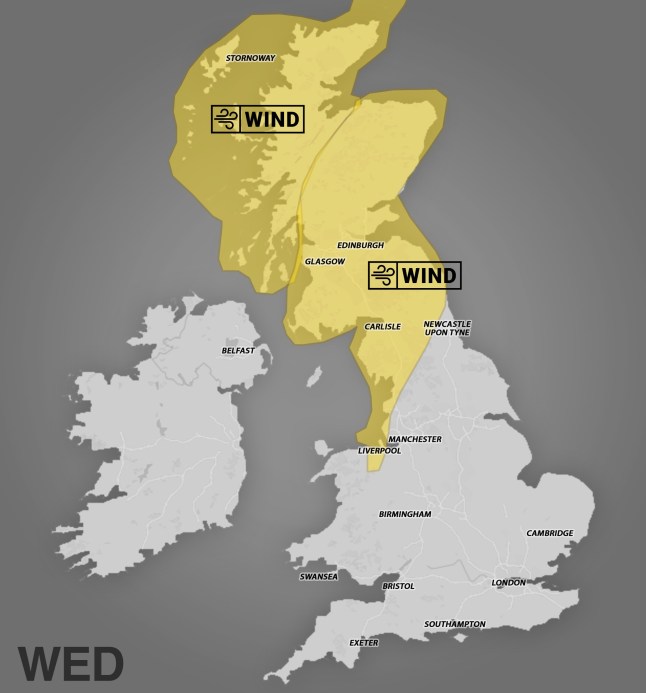 WEATHER WARNING 10TH DECEMBER 2025 METRO