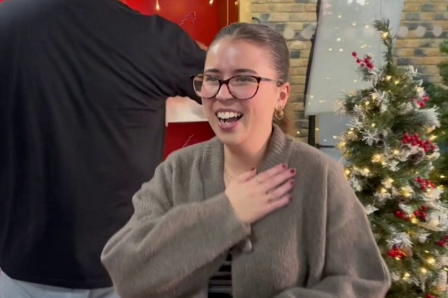 Chloe winning a Land Rover Evoke. // Benjy Leslie, 26, has once again gone all out for his staff; spending ?100,000 on Christmas celebrations that included a two-day luxury retreat, an abroad trip and even giving away a Range Rover. The CEO and founder of Connect Management treated his team to an end-of-year Christmas party at a wilderness retreat made up of mansion houses and a ballroom. The two-day retreat featured a full itinerary of different sports and hobbies, and an awards ceremony. The gifts included iPhones, iPads, Ninja gadgets, holidays, and the wildest prize of all, a Range Rover. Photo released 16/12/2025