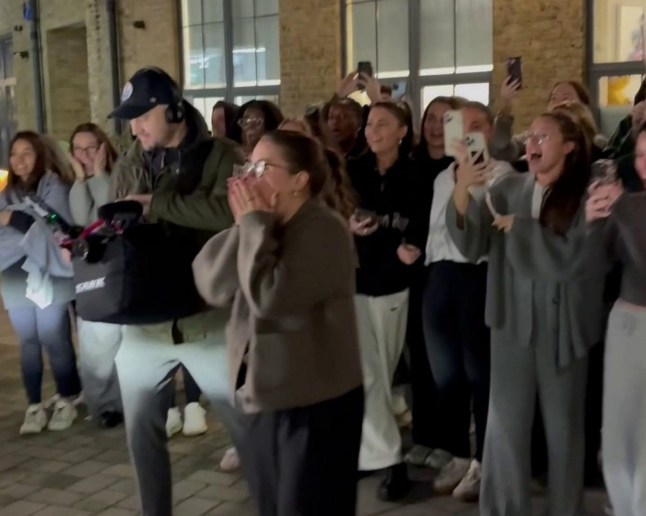 Chloe winning a Land Rover Evoke. // Benjy Leslie, 26, has once again gone all out for his staff; spending ?100,000 on Christmas celebrations that included a two-day luxury retreat, an abroad trip and even giving away a Range Rover. The CEO and founder of Connect Management treated his team to an end-of-year Christmas party at a wilderness retreat made up of mansion houses and a ballroom. The two-day retreat featured a full itinerary of different sports and hobbies, and an awards ceremony. The gifts included iPhones, iPads, Ninja gadgets, holidays, and the wildest prize of all, a Range Rover. Photo released 16/12/2025