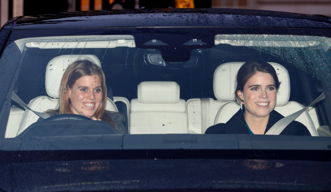 London - 16.12.25 Princess Beatrice & Princess Eugenie attend a Pre-Christmas lunch party hosted by King Charles III at Buckingham Palace. Pic: ?? Max Mumby Max Mumby - +44 7970 799043 mumby@mac.com