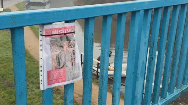 Videograb: ITV News coverage of the disappearance of Tom Dingle.