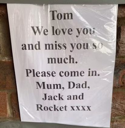 Videograb: ITV News coverage of the disappearance of Tom Dingle.