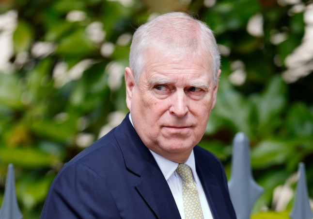 WINDSOR, UNITED KINGDOM - APRIL 20: (EMBARGOED FOR PUBLICATION IN UK NEWSPAPERS UNTIL 24 HOURS AFTER CREATE DATE AND TIME) Prince Andrew, Duke of York attends the traditional Easter Sunday Mattins Service at St George's Chapel, Windsor Castle on April 20, 2025 in Windsor, England. (Photo by Max Mumby/Indigo/Getty Images)
