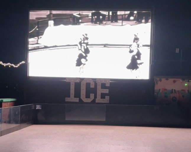 Story from Jam Press (Ice Rink Disappointment) Pictured: A grab from video captured by Lupe Baeyens showing her (in red, blonde hair) and her friends attempting to skate on the ice rink but instead wobbling about and almost falling over due to the lack of ice at Bussey Rooftop Bar. Friends demand refund after paying ?15 for ?rooftop ice rink? only to discover there was no ice A group of friends demanded a refund after forking out ?15 to skate on a ?rooftop ice rink? that had no ice at all. Lupe Baeyens booked the experience at Bussey Rooftop Bar, Peckham, after seeing posters advertising the rink. The 29-year-old and her two friends thought it would be the perfect way to ?kick off Christmas?. But when they arrived on 19 Nov, they found that the rink was made up of plastic tiles rather than ice. ?We expected to be able to skate as all the posters were advertising a a glide along,? Lupe, from Brockley, south east London told What?s the Jam. ?After we got our skates, we saw there were only two other people there and there were plastic tiles instead of ice. ?We realised then that they wouldn?t have been able to get all the ice onto a high rooftop. ?As soon as you tried to skate, you would get stuck in the plastic and fall forward and there was no way you could glide.? The social media manager left after ten minutes and the friends were refunded after complaining via email the next day. She said: ?We thought it was hilarious but we felt a bit scammed as all the advertising said ice and even the big screen on the rooftop said ice and there was a picture of people skating. ?It was funny because there was no ice to speak of. ?We started walking around it and trying to skate but it was impossible. ?All we could do was walk and admire the view. ?There was nobody there so we had a good laugh and took photos and videos. ?After ten minutes we got bored, handed our skates in and went for a drink in the bar next door. ?It wasn?t the staff?s fault so I didn?t complain to them but I got an email address for head office and asked them for a refund the next day. ?It was a funny memory but we wouldn?t rebook or recommend it to anyone.? ENDS EDITOR'S NOTE:?Video Usage Licence:(NON-EXCLUSIVE) We have obtained a non-exclusive licence from the copyright holder. A copy of the licence is available on request. Video Restrictions: None.