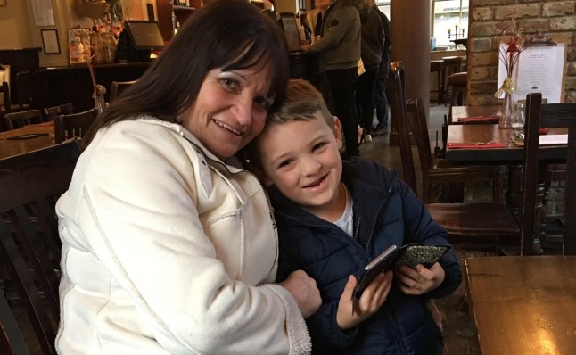 Linda Hallett and Alfie Harllett