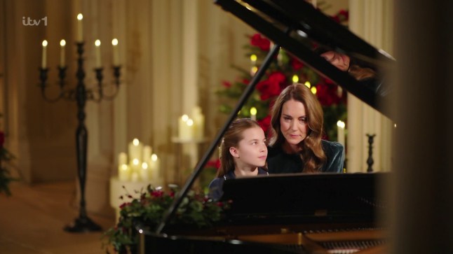 Together at Christmas Princess of Wales, Catherine, Kate with princess charlotte