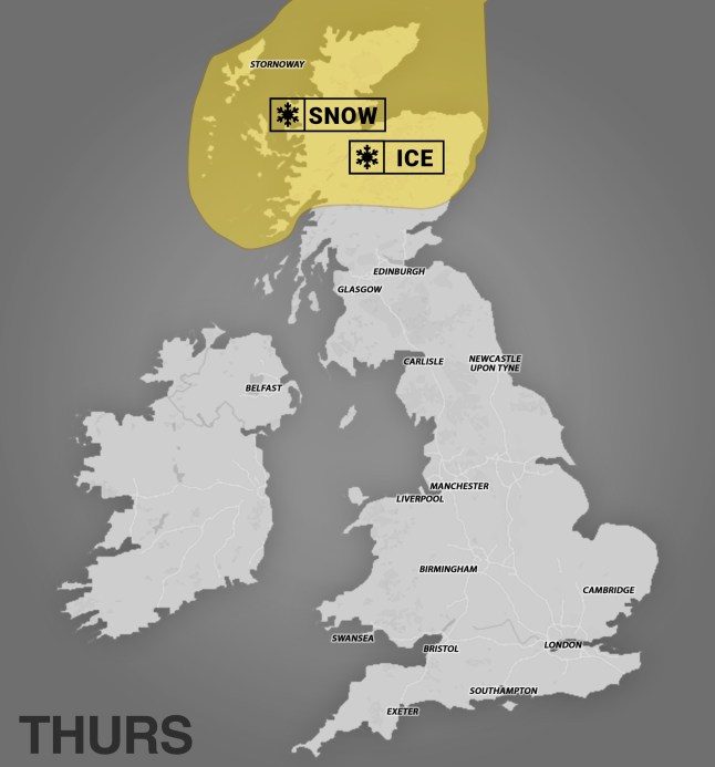 New years weather snow and ice picture: Metro