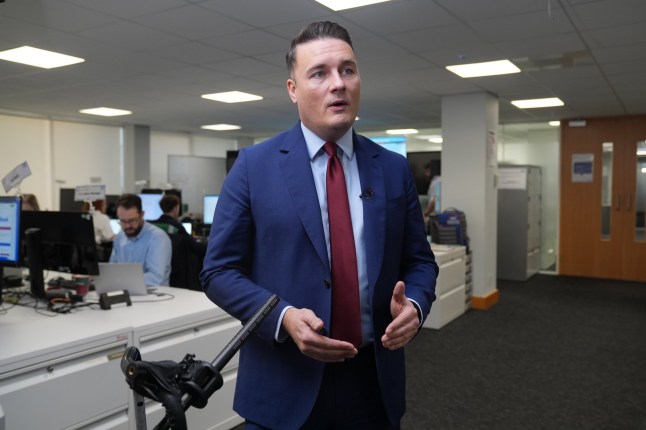 Health Secretary Wes Streeting speaking to the media at Wellington House, London, on the first day of a five-day walkout by resident doctors over pay and jobs, which could see up to half of the medical workforce in England could stop work. Picture date: Wednesday December 17, 2025. PA Photo. Photo credit should read: Lucy North/PA Wire