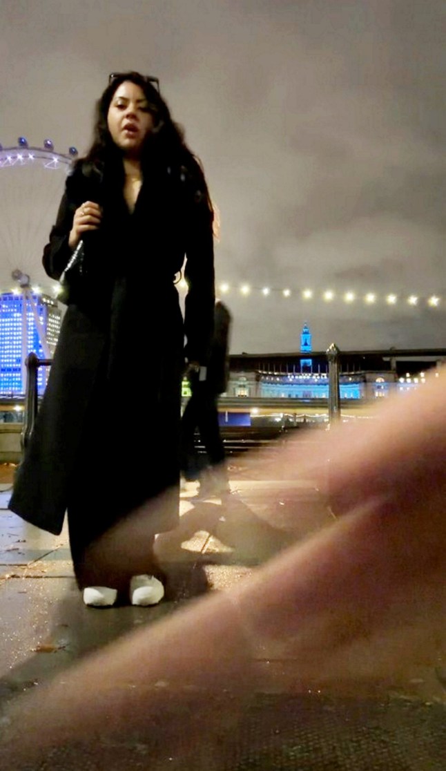 Video captures the moment an American tourist had her phone snatched in London, before chasing after the thief and getting it back. // Elizabeth Lopez Aguilar, 24, was filming a 'fit check' whilst on holiday in London when a man snatched her phone in front of her eyes. She was on a trip for her boyfriend's birthday and the couple were heading to see 'Hercules' on the West End when the phone was taken. The thief, however, had no idea that Elizabeth is a track athlete, specialising in both sprint and long-distance running. Elizabeth and her boyfriend were able to chase the phone snatcher down and get her phone back within minutes. Photo released 19/01/2026