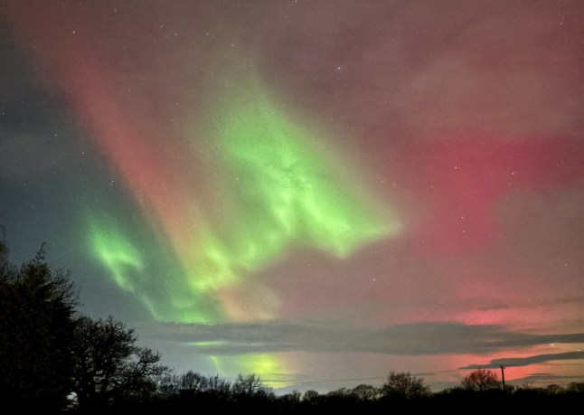 Northern Lights in Shropshire